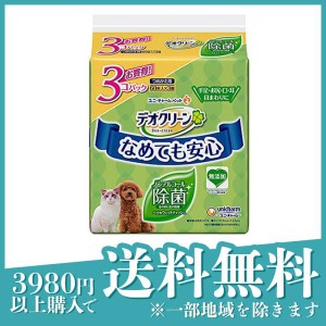 デオクリーン ノンアルコール除菌ウェットティッシュ 60枚入 (×3個パック 詰め替え用)