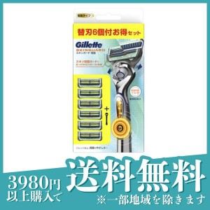 ジレット スキンガード フレックスボール 電動 カミソリ 替刃6個付お得セット 1組入