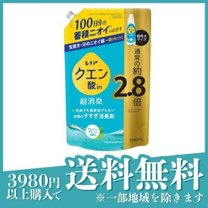  2個セットレノアクエン酸in超消臭 フレッシュグリーンの香り 1080mL (詰め替え用 超特大サイズ)