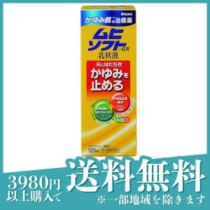 第３類医薬品ムヒソフトGX 乳状液 120mL かゆみ止め 塗り薬 乾燥肌 痒み止め 皮膚炎 湿疹 かぶれ(定形外郵便での配送)