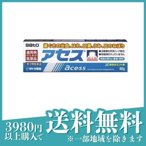 第３類医薬品アセス 60g 歯磨き粉 歯周病 歯肉炎 歯槽膿漏