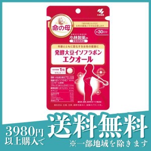 サプリメント 女性 小林製薬の栄養補助食品 命の母 発酵大豆イソフラボン エクオール 30粒 約30日分(定形外郵便での配送)