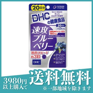 サプリメント  ルテイン アントシアニン DHC 速攻ブルーベリー 40粒(定形外郵便での配送)