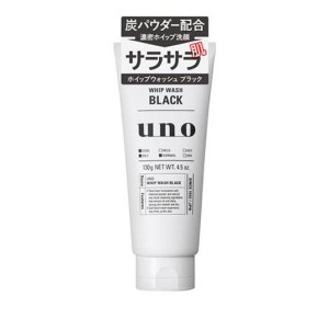 UNO(ウーノ) ホイップウォッシュ ブラック 130g(定形外郵便での配送)