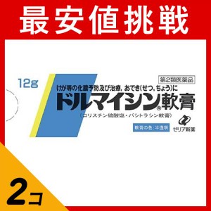 第２類医薬品 2個セットドルマイシン軟膏 12g 化膿止め 市販薬(定形外郵便での配送)