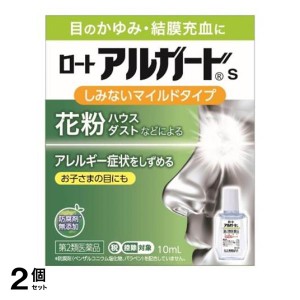 第２類医薬品 2個セットロートアルガードs 10mL 目薬 アレルギー かゆみ 結膜充血(定形外郵便での配送)