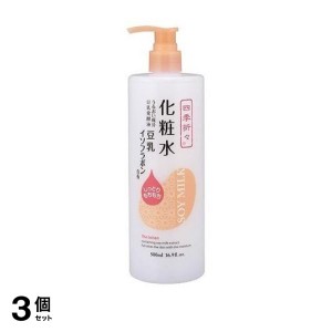  3個セット四季折々 豆乳イソフラボン化粧水 500mL