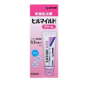 第２類医薬品ヒルマイルドクリーム 60g 塗り薬 乾燥肌 顔 手足 皮膚 手荒れ 子供