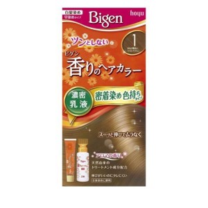 ビゲン 香りのヘアカラー 乳液 1 かなり明るいライトブラウン 1個(定形外郵便での配送)