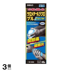 第２類医薬品 3個セットサロメチールジクロゲル 40g(定形外郵便での配送)