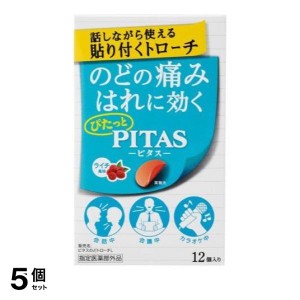  5個セットピタスのどトローチL(ライチ風味) 12個入(定形外郵便での配送)