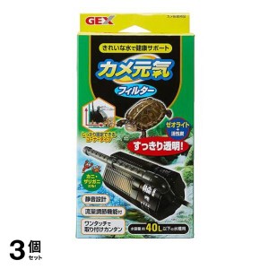  3個セットGEX カメ元気フィルター  1個入