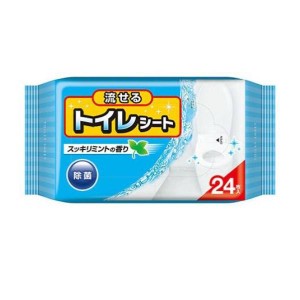 コットン・ラボ 流せるトイレシート すっきりミントの香り 24枚