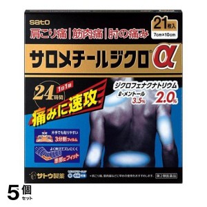 第２類医薬品 5個セットサロメチールジクロα 21枚