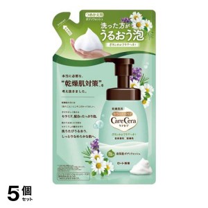  5個セットケアセラ 泡の高保湿ボディウォッシュ ボタニカルフラワーの香り 385mL (詰め替え用)