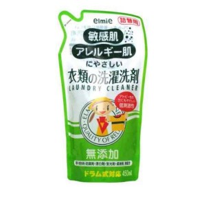 エルミー 敏感肌・アレルギー肌にやさしい衣類の洗濯洗剤 450mL (詰め替え用)