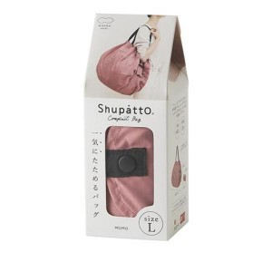 マーナ Shupatto(シュパット) コンパクトバッグ 2020 Lサイズ S468 1個入 (MOMO モモ)(定形外郵便での配送)