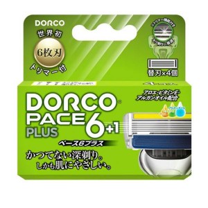 DORCO(ドルコ) PACE6PLUS 替刃 4個入(定形外郵便での配送)