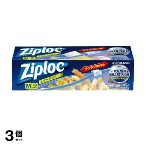  3個セットZiploc(ジップロック) イージージッパー Mサイズ 10枚入 (Mサイズ)