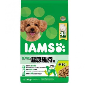 アイムス(IAMS) ドッグフード 成犬用 健康維持用 チキン 小粒 2.6kg