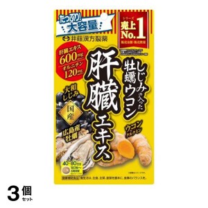  3個セット井藤漢方製薬 しじみの入った牡蠣ウコン肝臓エキス 大容量 240粒 (40〜80日分)