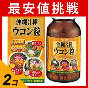  2個セットオリヒロ(ORIHIRO) 沖縄3種ウコン粒 420粒