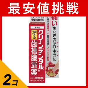 第３類医薬品 2個セットクリーンデンタルN 8g 軟膏 塗り薬 歯槽膿漏 歯肉炎 歯茎の腫れ 出血 痛み 口内炎 市販(定形外郵便での配送)