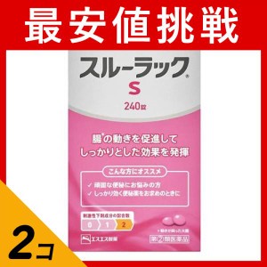 指定第２類医薬品 2個セットスルーラックS 240錠 便秘薬 下剤 市販