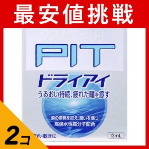 第３類医薬品 2個セットスマイルピット ドライアイ 13mL 目薬 疲れ目 目の乾き 乾燥 市販 ライオン 点眼薬(定形外郵便での配送)