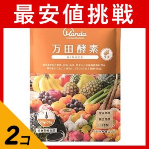  2個セット健康食品 発酵 熟成 ショウガ 万田酵素 GINGERペースト 分包 タイプ 77.5g (2.5g×31包)