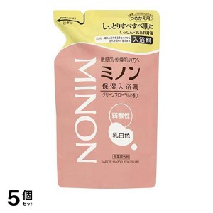  5個セットミノン 薬用保湿入浴剤 400mL (詰め替え用)