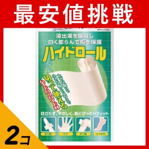  2個セット傷 保護 切って使える ヒューマンベース ハイドロール 大きめロール 10cm×40cm 1巻