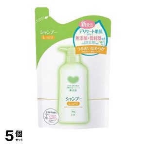  5個セットカウブランド 無添加シャンプー しっとり 380mL (詰め替え用)