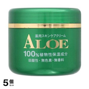  5個セット薬用スキンケアクリーム アロエ 尿素 フェイスクリーム ハンドクリーム 顔 体 全身 薬用アロテインクリームCR-A 200g