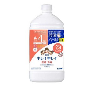 キレイキレイ 薬用 泡ハンドソープ フルーツミックスの香り 800mL (詰め替え用 特大サイズ)