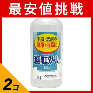  2個セット消毒用エタノールAケンエー 500mL