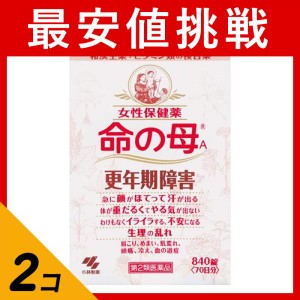 第２類医薬品 2個セット命の母A 840錠 女性保健薬 更年期障害 生理痛 月経不順