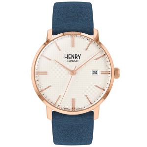 ヘンリーロンドン REGENCY SUEDE クォーツ メンズ HL40-S-0358 時計 腕時計