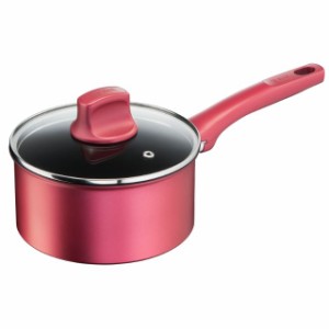 ティファール T-fal IHルージュ・アンリミテッド ソースパン 18cm 片手鍋 IH ガス火 兼用 G26223 レッド