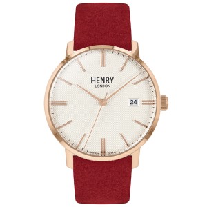 ヘンリーロンドン HENRY LONDON メンズ腕時計 REGENCYSUEDE HL40-S-0352