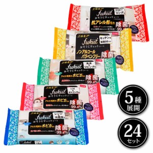 [5種展開] 送料込み エルモア fukut おそうじシート 各20枚 × 24パック ケース販売 カミ商事 フクット 掃除 シート 選べる  まとめ買い 