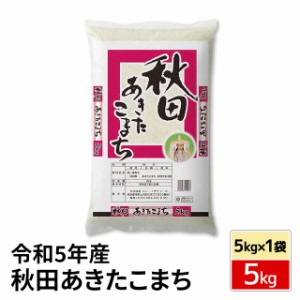 お米 秋田県産 あきたこまち 精白米 5kg（5kg×1袋） 令和5年産 / ブランド米 米 国内産 秋田産