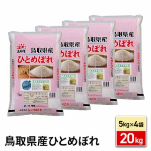 お米 鳥取県産 ひとめぼれ 精白米 20kg（5kg×4袋）令和5年産 / ブランド米 米 国内産 鳥取産