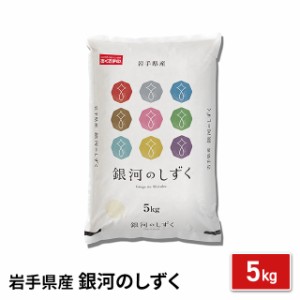 お米 岩手県産 銀河のしずく 精白米 5kg 令和5年産 / ブランド米 米 国内産 岩手産 