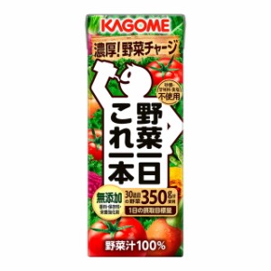 野菜ジュース カゴメ 野菜一日これ一本 200mL×48本 （24本×2ケース）