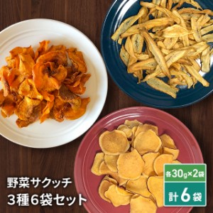 野菜サクッチ３種６袋セット お取り寄せ おやつ 野菜チップス 福袋