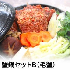 かに鍋セット 毛蟹  かに カニ 鍋セット お取り寄せ 年末グルメ 送料無料 送料込み 海鮮冷凍