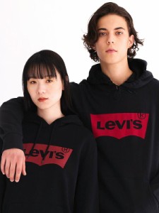 LEVI'S リーバイス パーカー プルパーカー レディース メンズ バットウイング ステッチ LEVIS Levi's ペアルック 19622-0018-0005-0003