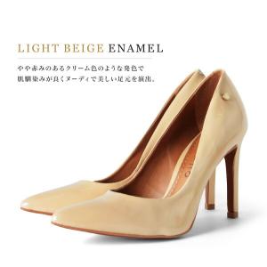 ヒール10cm パンプス ハイヒール カラーノ (661105) パンプス エナメル 靴 【送料無料】 CARRANO ヒール ポインテッドトゥ