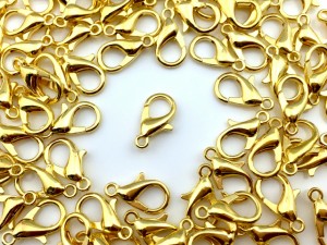 カニカン ゴールド 1.4cm【大サイズ】 5個 金具 アクセサリーパーツ ハンドメイド 材料 パーツ
